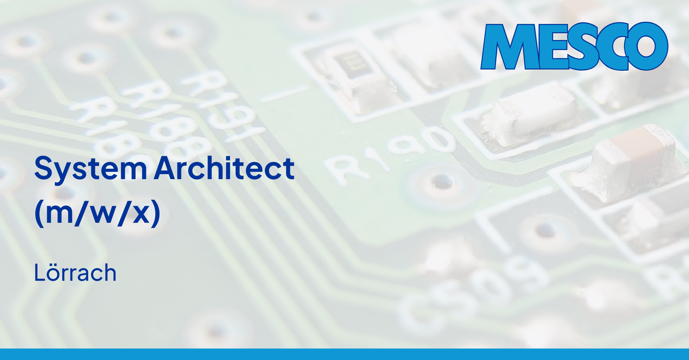 System Architect (m/w/x) - MESCO Engineering